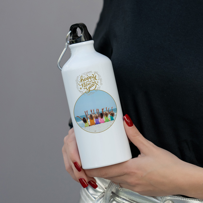 Happy New Year- Ποδηλατικό Μπουκάλι 600 ml