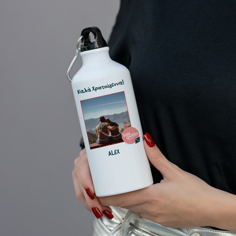 Καλά Χριστούγεννα- Ποδηλατικό Μπουκάλι 600 ml