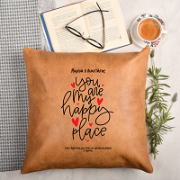 You Are My Happy Place - Premium Μαξιλάρι Με Γέμιση