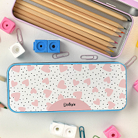 Heart Pattern - Κασετίνα Μεταλλική