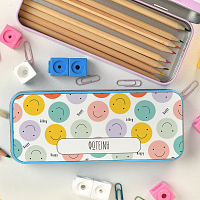 Happy Faces - Κασετίνα Μεταλλική