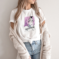 Purple Αnime  -  Organic Vegan T-Shirt Unisex