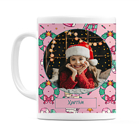 Ροζ Χριστούγεννα - Κούπα MemoryBox