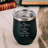 Mascara  - Μαύρη κούπα θερμός 335ml