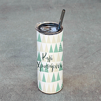 Xmas Green Trees - Ποτήρι Θερμός 600ml