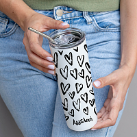 Black Hearts - Ποτήρι Θερμός 600ml