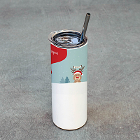 Santa Scenery - Ποτήρι Θερμός 600ml