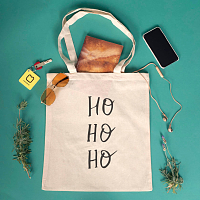 Ho Ho Ho - Πάνινη Τσάντα