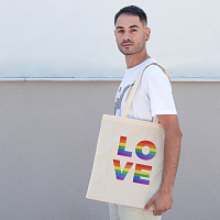 Love -  Πάνινη Τσάντα