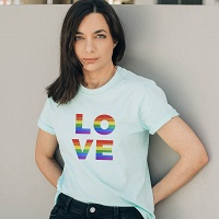LOVE- Organic Vegan T-Shirt Unisex