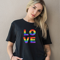 LOVE- Organic Vegan T-Shirt Unisex