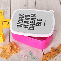 Work Hard - Σχολικό Δοχείο Φαγητού