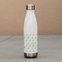 Xmas Tree Pattern - Μπουκάλι Θερμός 500ml