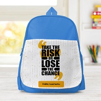 Take The Risk - Σχολική Τσάντα Μονόχρωμη