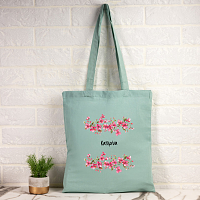 Λουλούδι Αμυγδαλιάς - Πάνινη Τσάντα