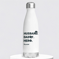 Husband, Daddy, Hero - Μπουκάλι θερμός 500ml