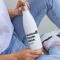 Husband, Daddy, Hero - Μπουκάλι θερμός 500ml