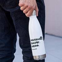 Husband, Daddy, Hero - Μπουκάλι θερμός 500ml