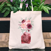 Άρωμα Λουλούδιων - Πάνινη Τσάντα