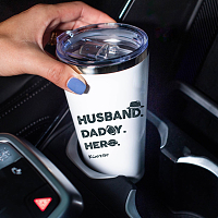 Husband, Daddy, Hero - Θερμός Ταξιδιού 440 ml