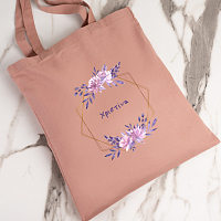 Flowers Frame - Πάνινη Τσάντα