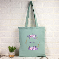 Flowers Frame - Πάνινη Τσάντα