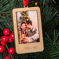 YOU & ME - Ξύλινο Στολίδι