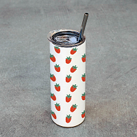 Φράουλες - Ποτήρι Θερμός 600ml