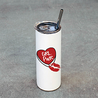 Girl Power Red - Ποτήρι Θερμός 600ml