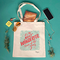 Wonderful Time - Πάνινη Τσάντα