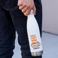 Ideas Don't Work Unless You Do - Μπουκάλι Θερμός 500ml