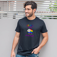 Rainbow Sheep   - Organic Vegan T-Shirt Unisex