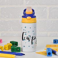 Μπλε Καρδιές - Παγούρι Θερμός