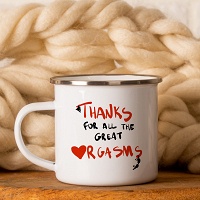 Orgasm - Κούπα Vintage Eμαγιέ