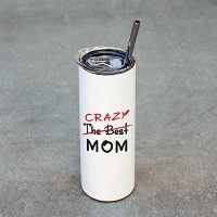 Crazy Mom - Ποτήρι Θερμός 600ml