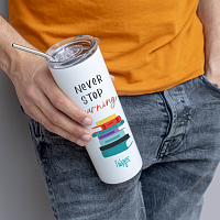 Never Stop Learning - Ποτήρι Θερμός 600ml