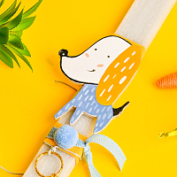 Σκύλος - Λαμπάδα Χειροποίητη