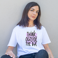 Outside The Box - Organic Vegan T-Shirt Unisex