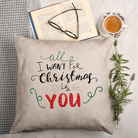 All I Want For Christmas is You - Premium Μαξιλάρι Με Γέμιση