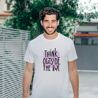 Outside The Box - Organic Vegan T-Shirt Unisex