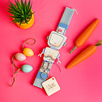 Ρομπότ - Λαμπάδα Χειροποίητη