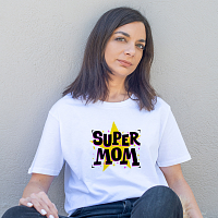 Super MOM - Organic Vegan T-Shirt Unisex