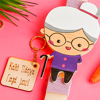 Γιαγιά - Λαμπάδα Χειροποίητη