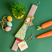 Κοπέλα - Λαμπάδα  Χειροποίητη