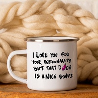 "Μεγάλη"..προσωπικότητα - Κούπα Vintage Eμαγιέ