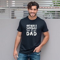 Superhero dad - Organic Vegan T-Shirt Unisex
