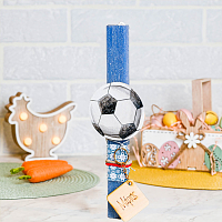 Μπάλα Ποδοσφαίρου - Λαμπάδα Χειροποίητη