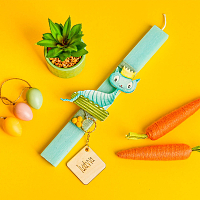 Γατούλα - Λαμπάδα  Χειροποίητη