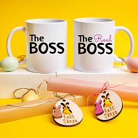 The Boss & The Real Boss - Λαμπάδες Με Κούπες