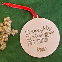 I Tried - Ξύλινο Στολιδι